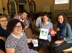 The winning species ID team with their prizes